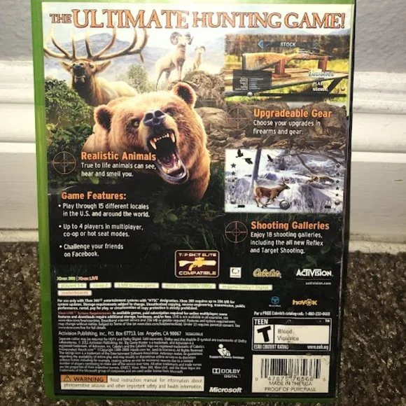 Cabela's Big Game Hunter 2012 video game